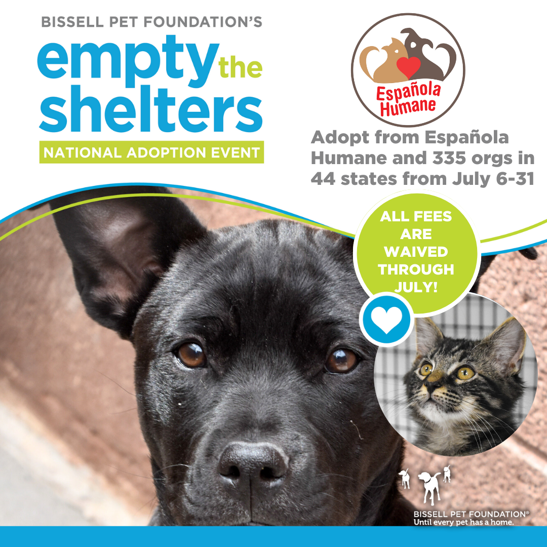 Espanola Humane Teams up with BISSELL Foundation for "Empty the